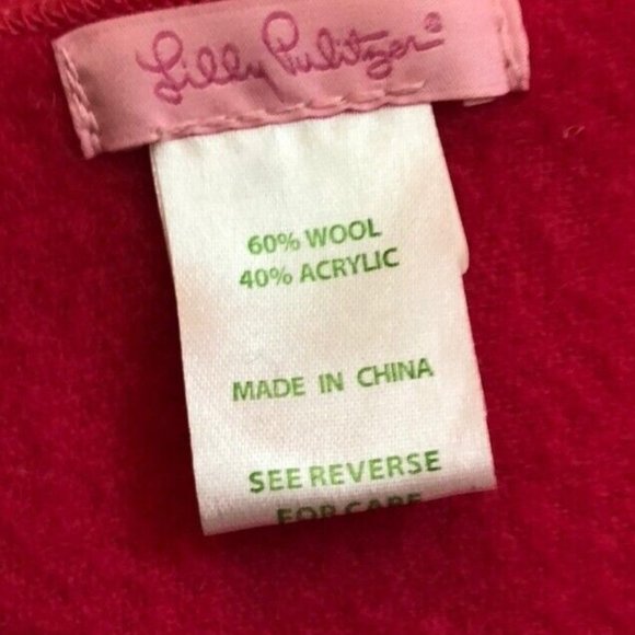 Lilly Pulitzer Pink Throw Blanket - NWT - Picture 3 of 3
